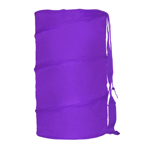 Home Basics Barrel Laundry Hamper, Purple - Purple