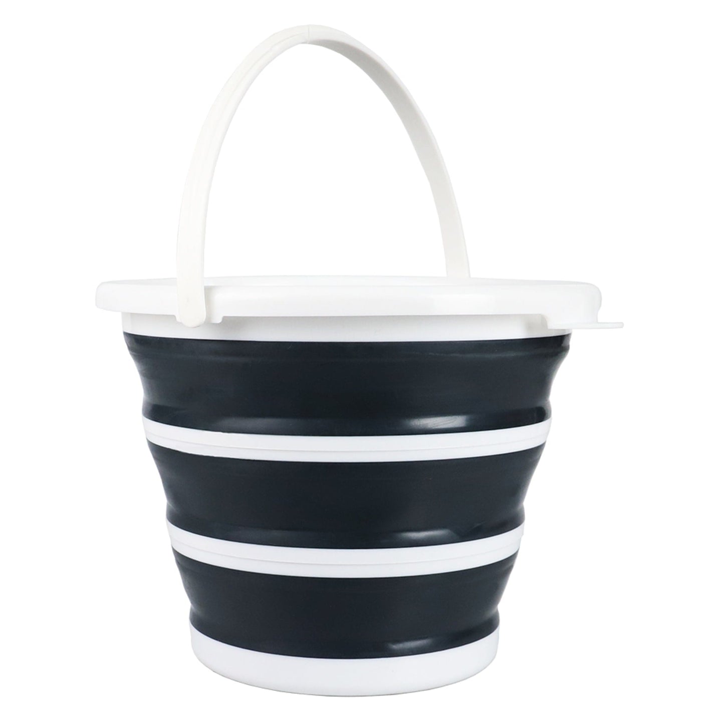 10 LT Collapsible Plastic Bucket, Grey