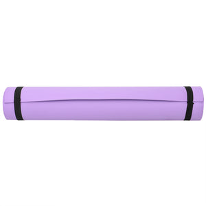 Home Basics 4 mm Non-Slip Latex-Free Foam Yoga Mat, Purple - Purple