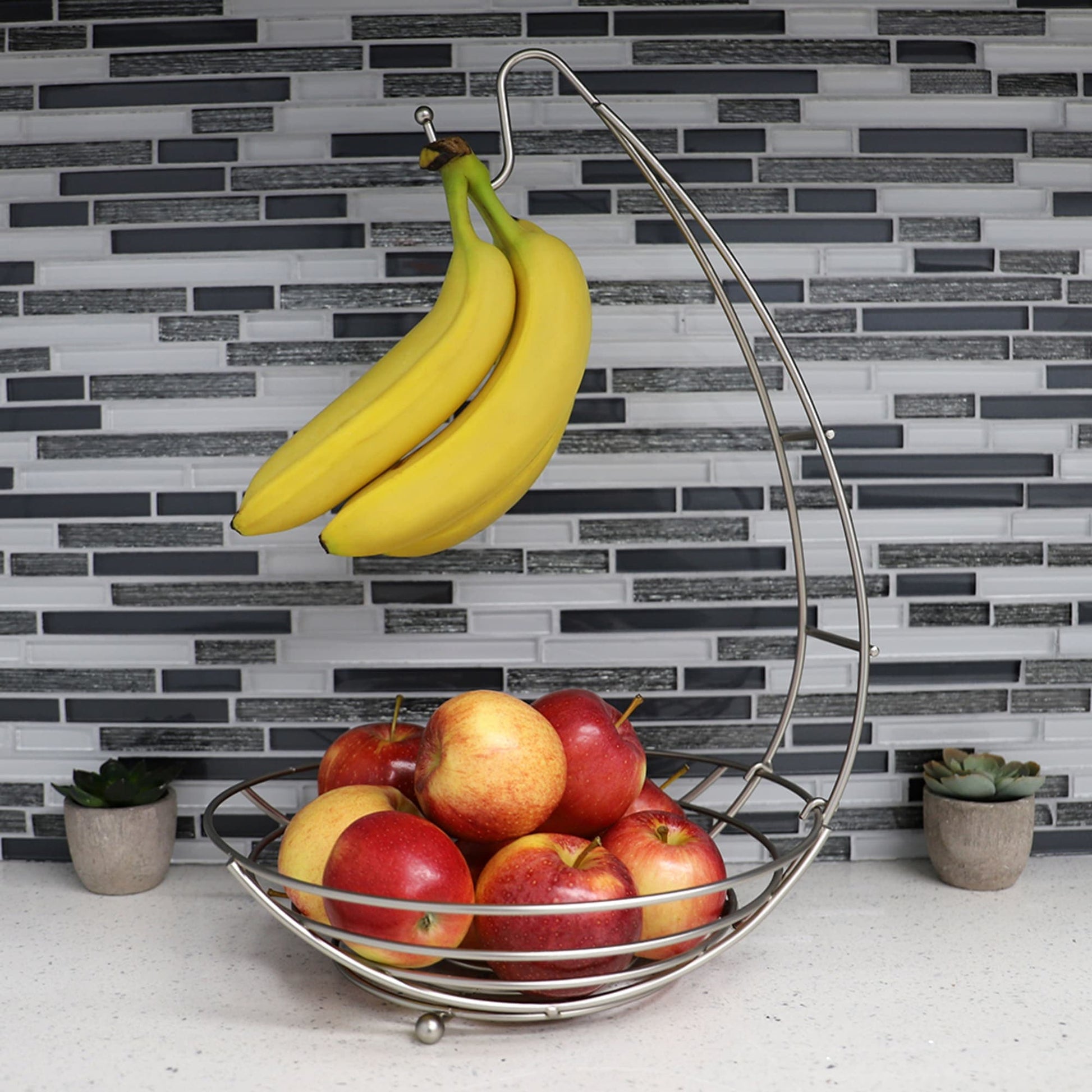 Dahlia Fruit Storage Basket with Banana Hook