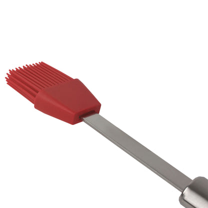 Home Basics Silicone Pastry Brush, Red - Red