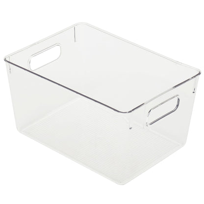 Large Plastic Fridge Bin, Clear