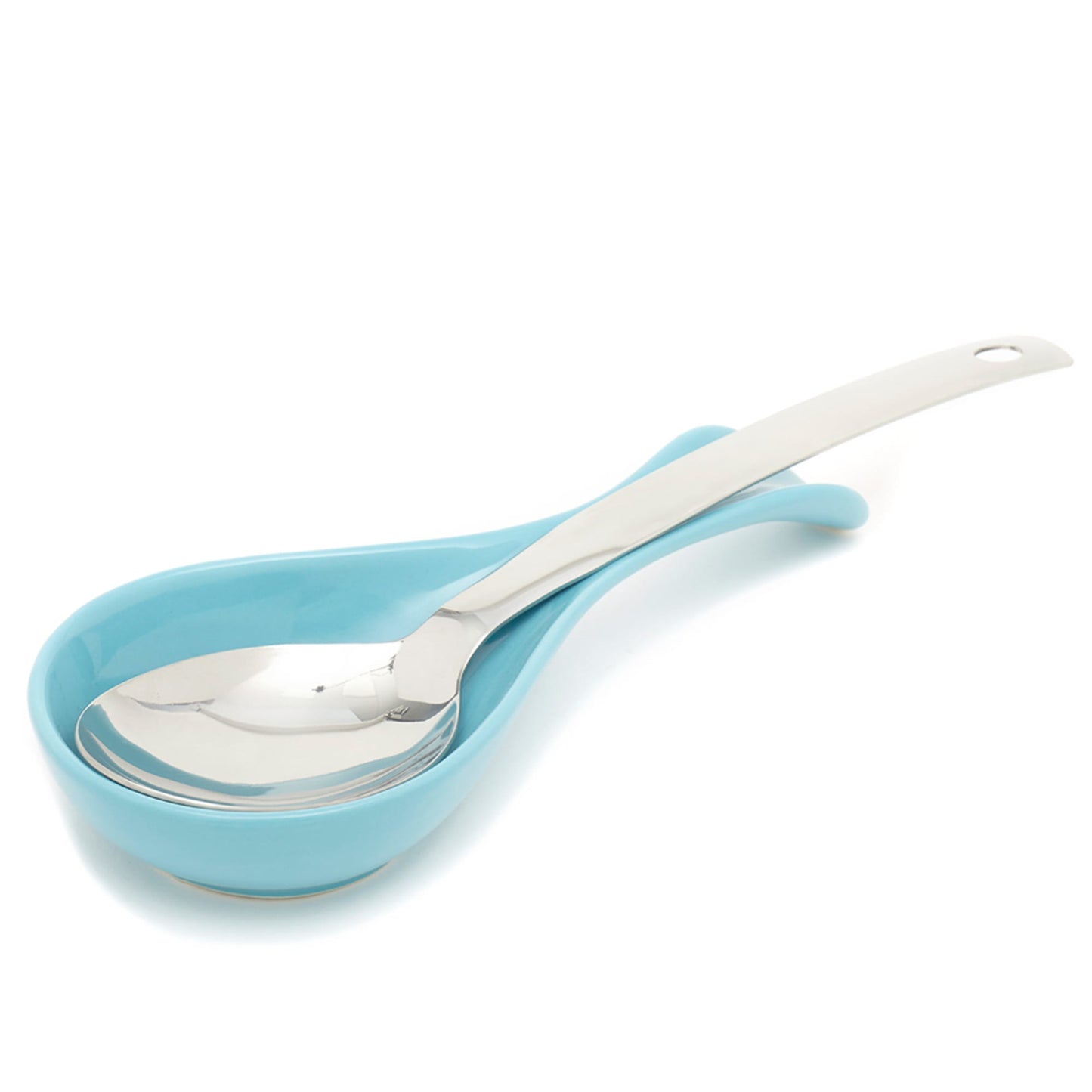 Stainless Steel Aster Solid Spoon