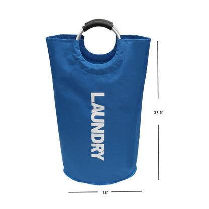 Laundry Bag with Soft Grip Handle, Blue