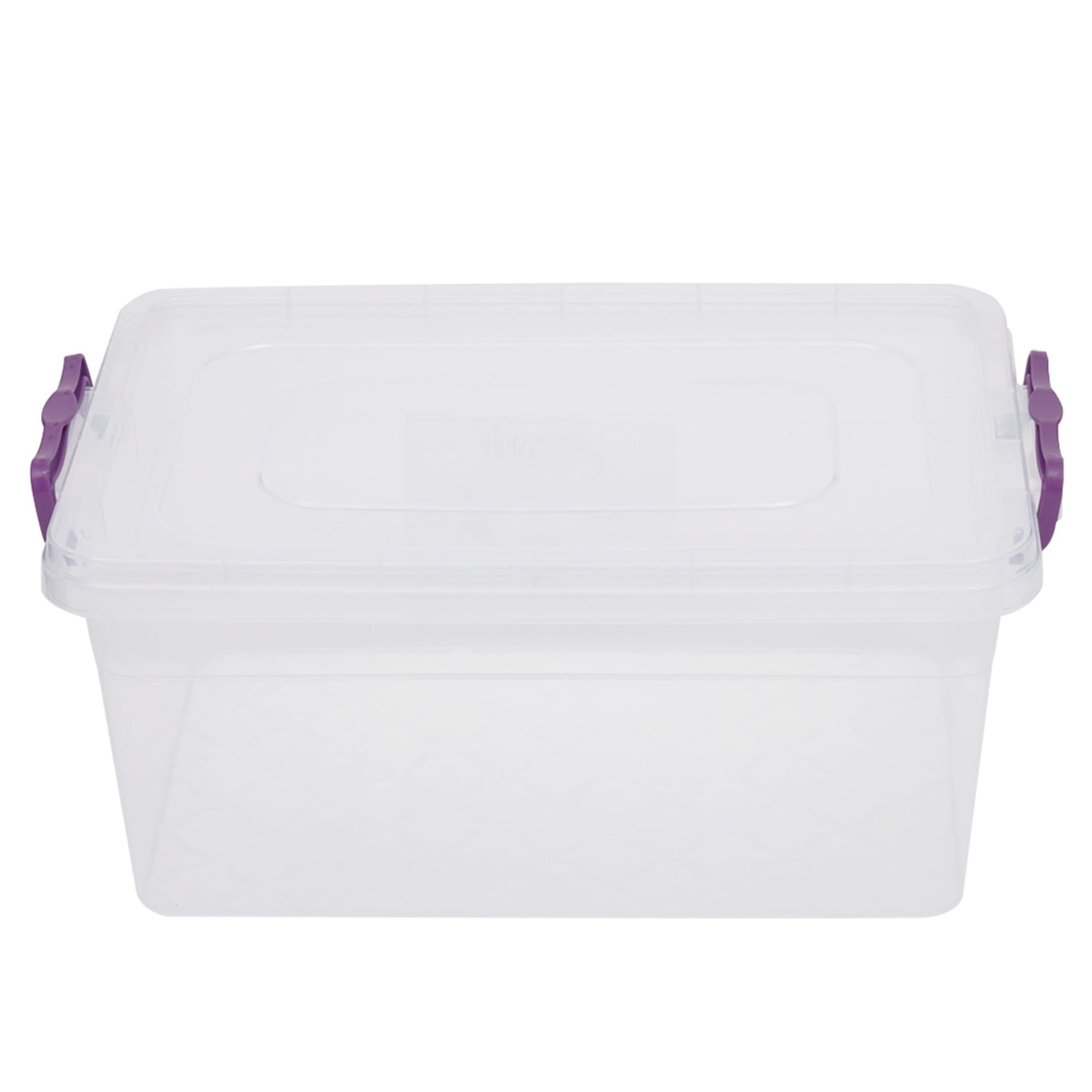 5 Wholesale Home Basics 23.5 Liter Storage Box With Handle, Clear - at 