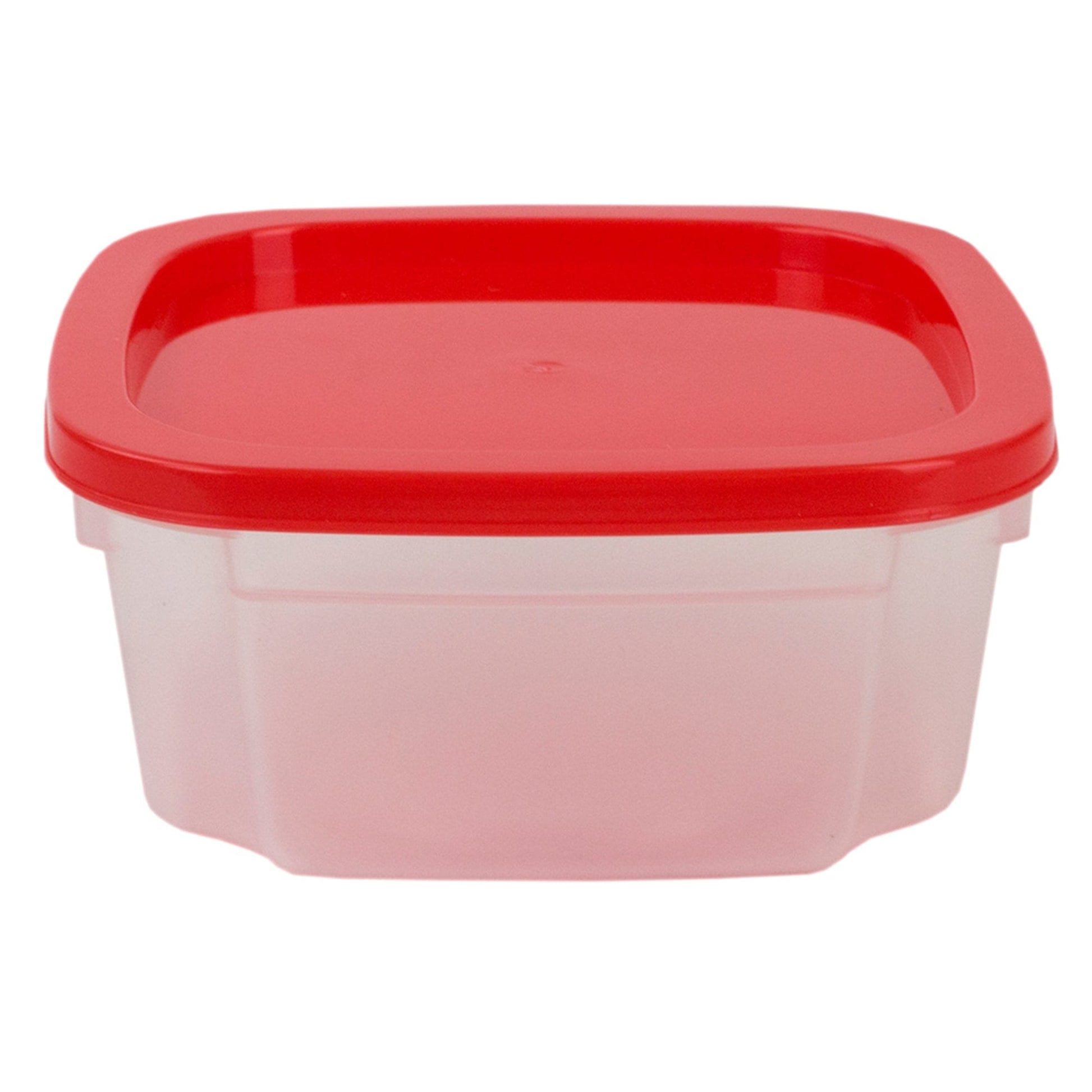 CHEER COLLECTION 7-piece Plastic Stackable Airtight Food Storage Container  Set - Red CC-7PCFSTRCNR-RED - The Home Depot