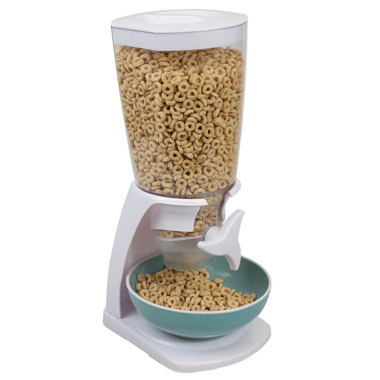 Single Cereal Dispenser, White