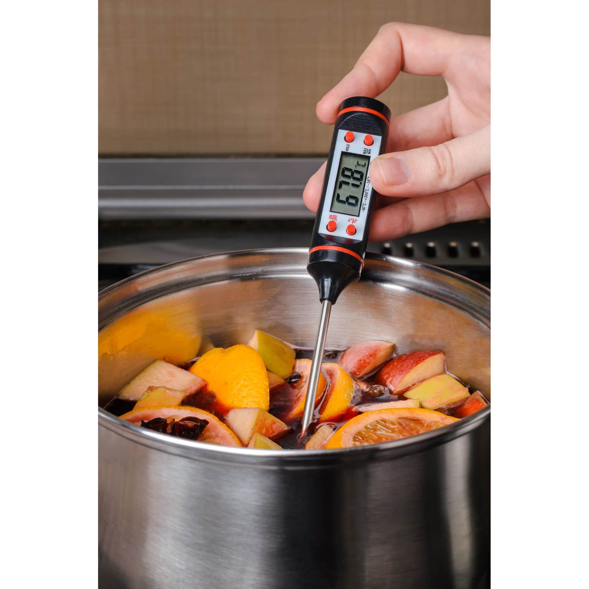 Digital Cooking Thermometer, Black | FOOD PREP | SHOP HOME BASICS ...