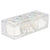 Floral Plastic Cosmetic Box, Clear