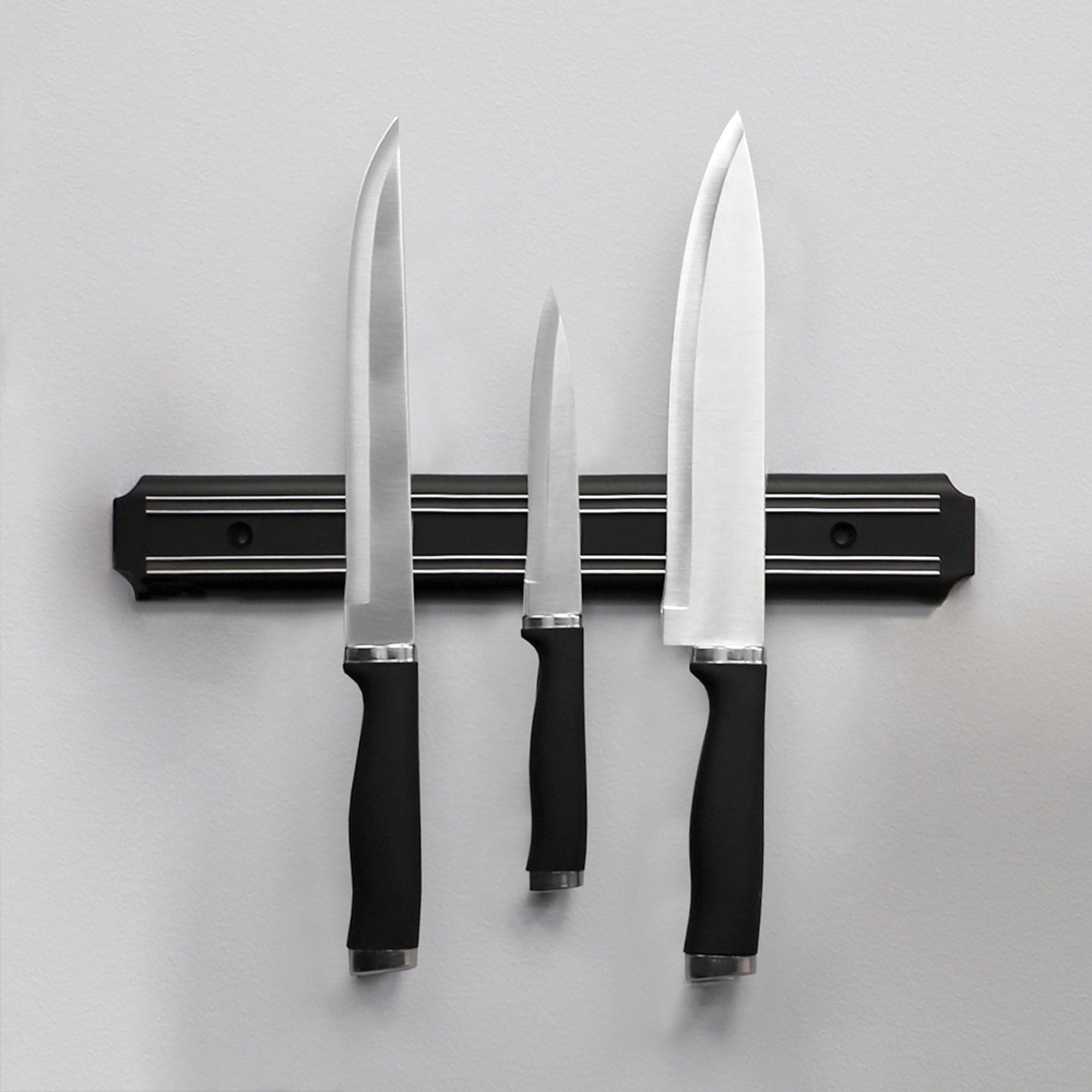 Høne Krydret forræderi Stainless Steel Magnetic Knife Holder, Black | FOOD PREP | SHOP HOME BASICS  - Shop Home Basics