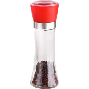 Home Basics Fresh Grind Manual Salt and Pepper Mill, Red - Red